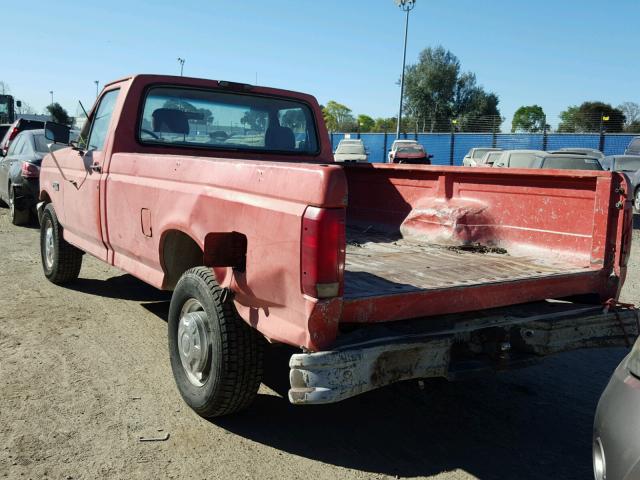 2FTHF25H2SCA43357 - 1995 FORD F250 RED photo 3