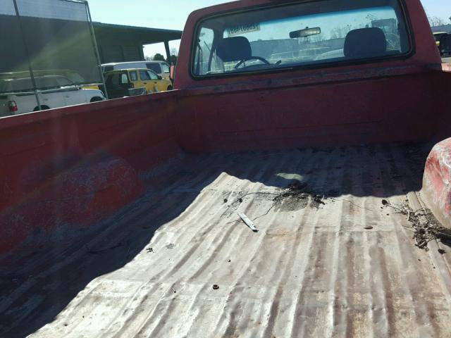 2FTHF25H2SCA43357 - 1995 FORD F250 RED photo 6