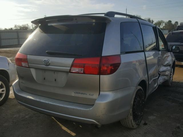 5TDZA23C85S349482 - 2005 TOYOTA SIENNA CE GRAY photo 4