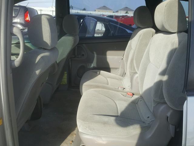 5TDZA23C85S349482 - 2005 TOYOTA SIENNA CE GRAY photo 6