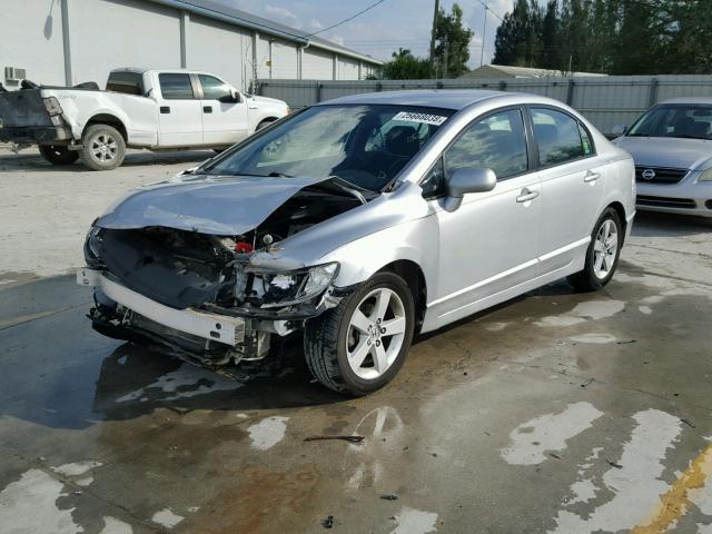 2HGFA16649H361265 - 2009 HONDA CIVIC SILVER photo 2