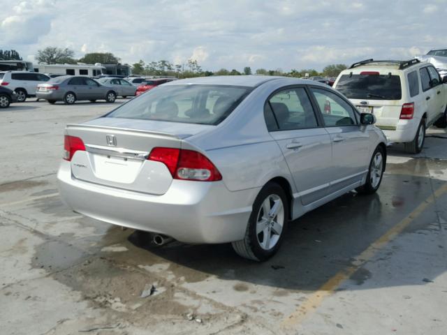 2HGFA16649H361265 - 2009 HONDA CIVIC SILVER photo 4