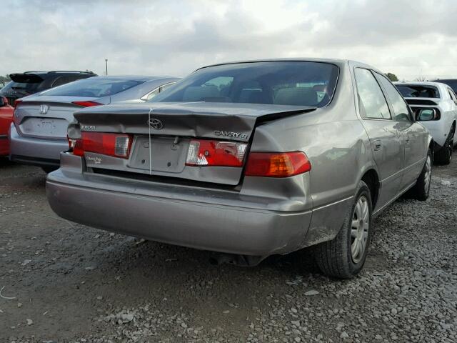 4T1BG22K41U089415 - 2001 TOYOTA CAMRY CE GRAY photo 4