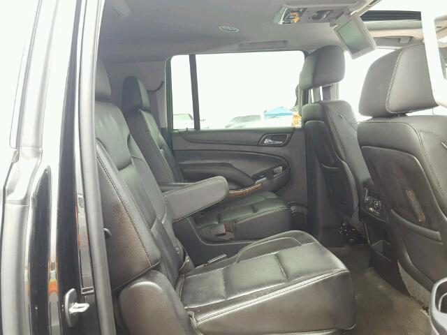 1GNSCKKC0FR714435 - 2015 CHEVROLET SUBURBAN C BLACK photo 6