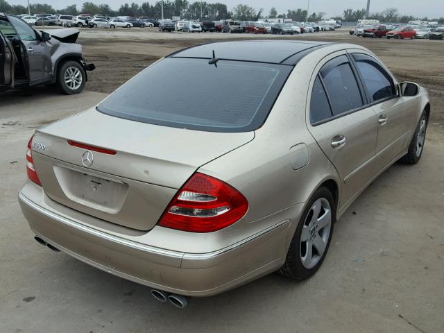 WDBUF70J84A461592 - 2004 MERCEDES-BENZ E 500 GOLD photo 4