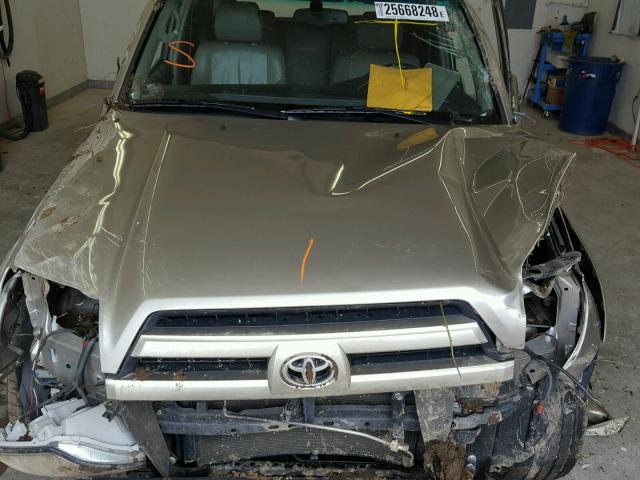 JTEBU17R740033750 - 2004 TOYOTA 4RUNNER LI TAN photo 7