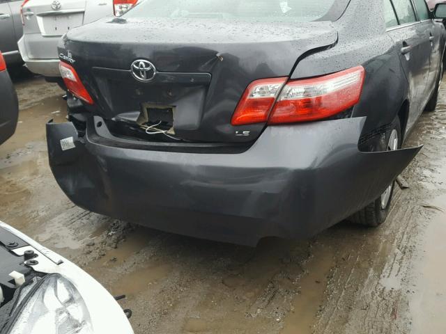 4T1BE46K99U853413 - 2009 TOYOTA CAMRY BASE GRAY photo 9