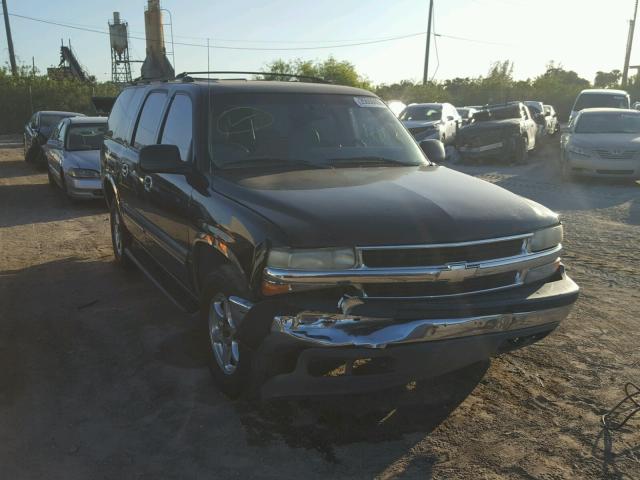 3GNEC16T71G286079 - 2001 CHEVROLET SUBURBAN C BLACK photo 1