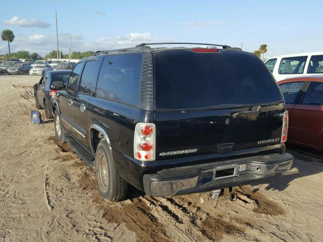 3GNEC16T71G286079 - 2001 CHEVROLET SUBURBAN C BLACK photo 3