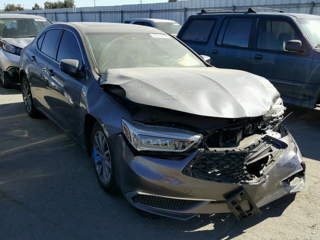 19UUB1F36JA008524 - 2018 ACURA TLX GRAY photo 1