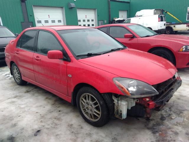 JA3AJ86E56U601682 - 2006 MITSUBISHI LANCER OZ RED photo 1