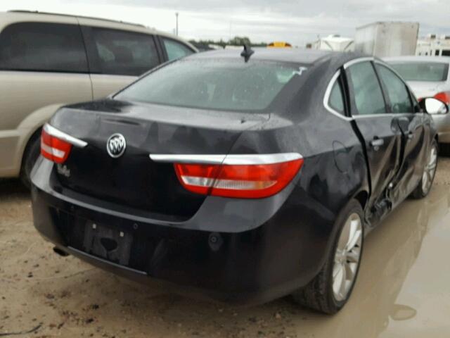 1G4PS5SK0C4146900 - 2012 BUICK VERANO BLACK photo 4