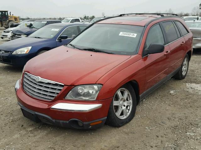 2A8GF68406R862469 - 2006 CHRYSLER PACIFICA T RED photo 2