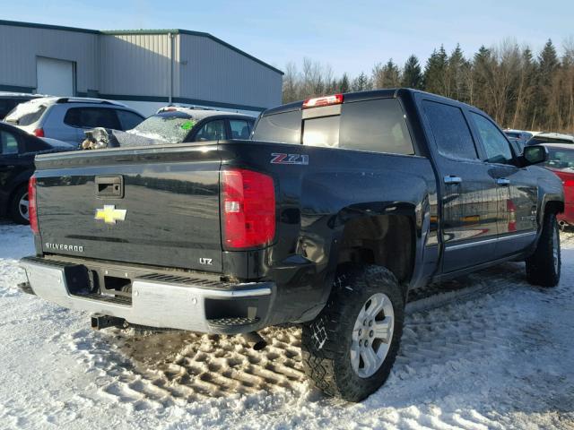 3GCUKSEC5EG405624 - 2014 CHEVROLET SILVERADO BLACK photo 4