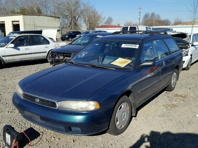 4S3BK6251S7355879 - 1995 SUBARU LEGACY BRI GREEN photo 2