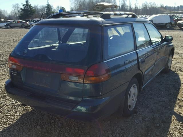 4S3BK6251S7355879 - 1995 SUBARU LEGACY BRI GREEN photo 4