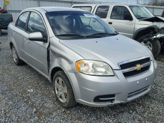 KL1TD5DE4BB210135 - 2011 CHEVROLET AVEO LS SILVER photo 1