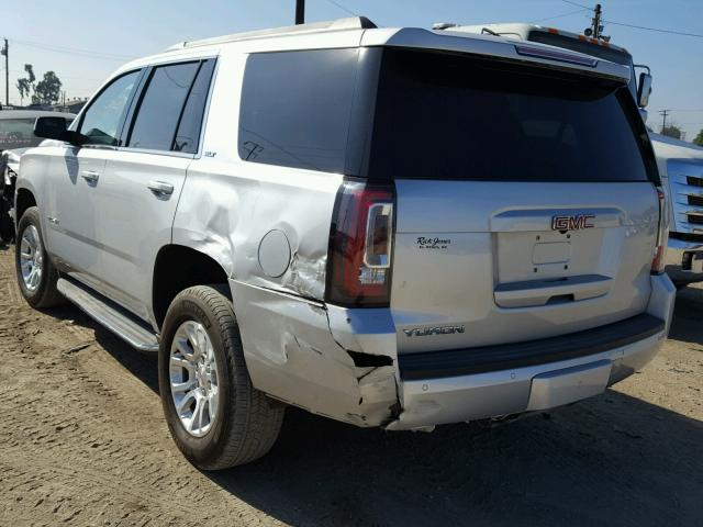 1GKS1BKC2HR124744 - 2017 GMC YUKON SLT SILVER photo 3