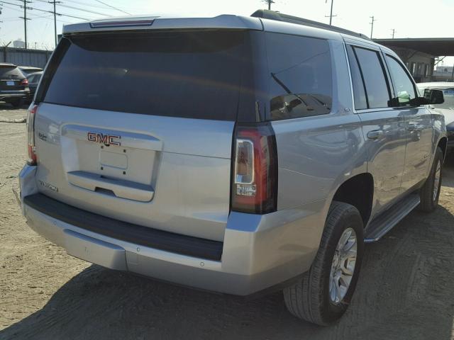 1GKS1BKC2HR124744 - 2017 GMC YUKON SLT SILVER photo 4