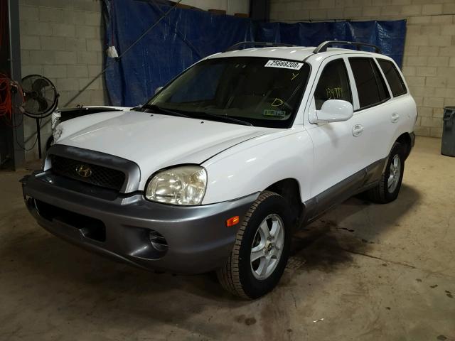 KM8SB12B34U632816 - 2004 HYUNDAI SANTA FE G WHITE photo 2