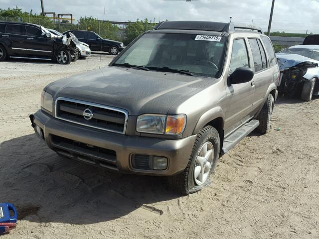 JN8DR09X72W660533 - 2002 NISSAN PATHFINDER GOLD photo 2