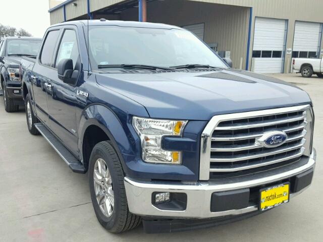 1FTEW1CP5HKC03758 - 2017 FORD F150 SUPER BLUE photo 1