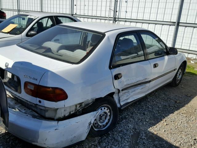 1HGEG8542SL017767 - 1995 HONDA CIVIC DX WHITE photo 4