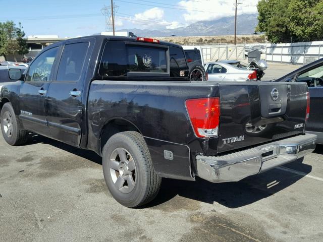 1N6AA07AX5N510802 - 2005 NISSAN TITAN XE BLACK photo 3