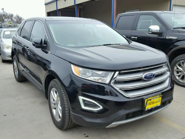 2FMPK4J93HBB61624 - 2017 FORD EDGE SEL BLACK photo 1