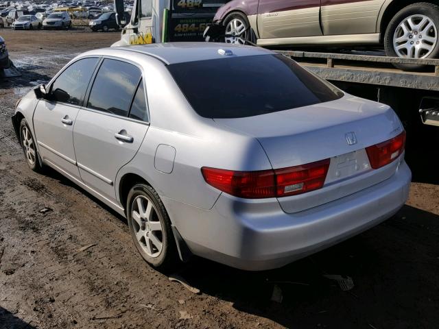 1HGCM66505A074125 - 2005 HONDA ACCORD EX SILVER photo 3