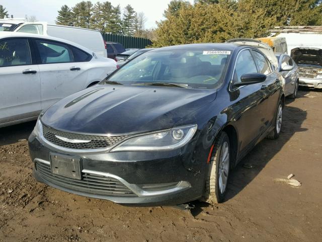 1C3CCCAB3FN570158 - 2015 CHRYSLER 200 LIMITE BLACK photo 2