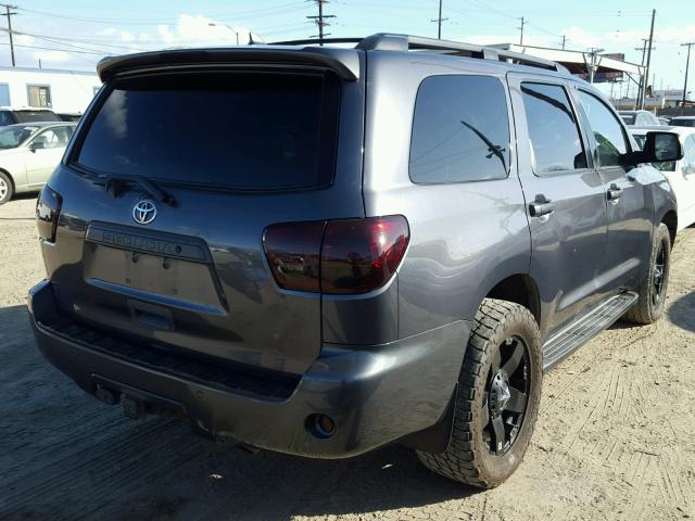 5TDDW5G14DS087951 - 2013 TOYOTA SEQUOIA PL GRAY photo 4