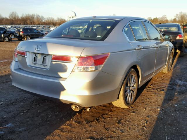 1HGCP2F82BA135495 - 2011 HONDA ACCORD EXL SILVER photo 4