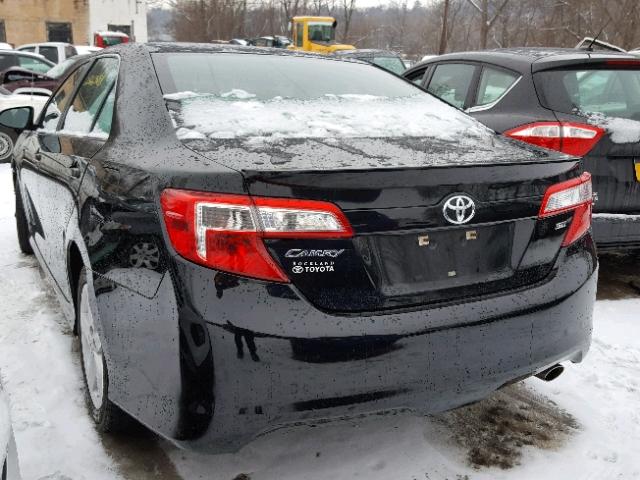 4T1BF1FK2DU290581 - 2013 TOYOTA CAMRY L BLACK photo 3