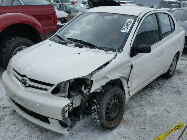 JTDBT123035052250 - 2003 TOYOTA ECHO WHITE photo 2