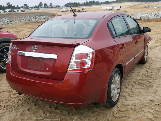 3N1AB6AP6BL661229 - 2011 NISSAN SENTRA 2.0 RED photo 4