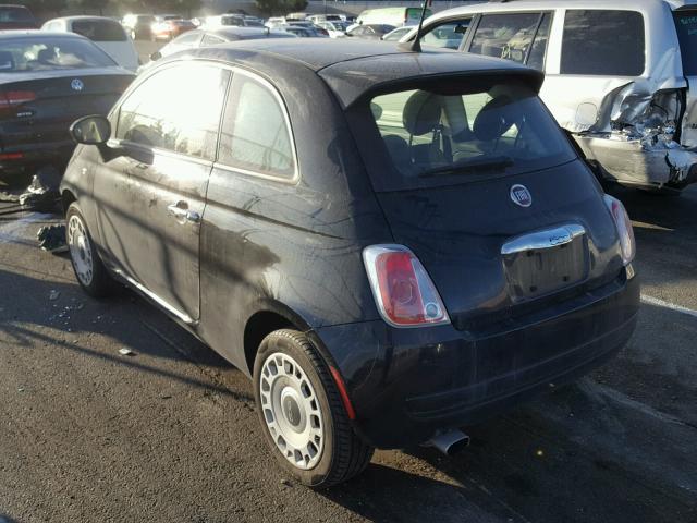 3C3CFFAR1GT144993 - 2016 FIAT 500 POP BLACK photo 3