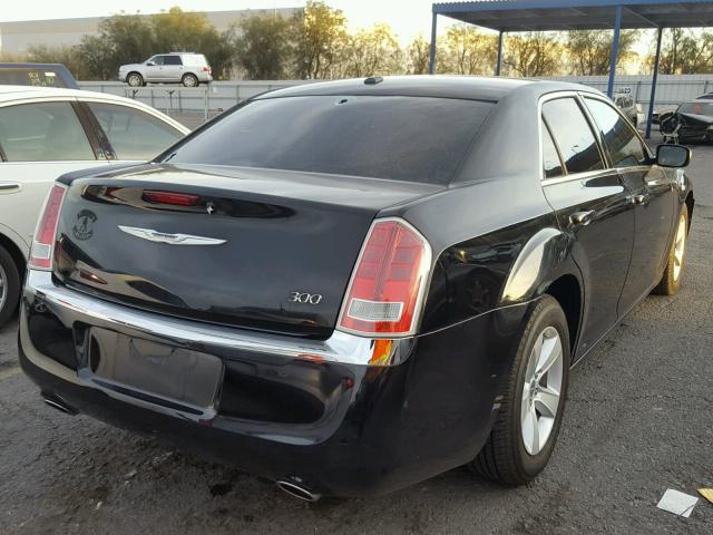 2C3CCAAGXCH116803 - 2012 CHRYSLER 300 BLACK photo 4