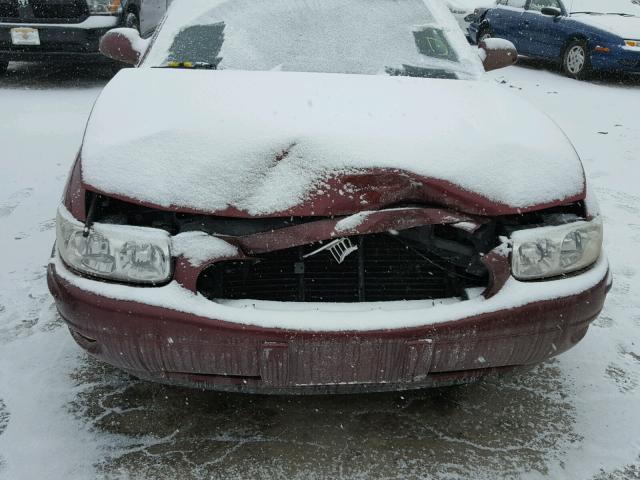 1G4HP54K2YU221042 - 2000 BUICK LESABRE CU MAROON photo 7