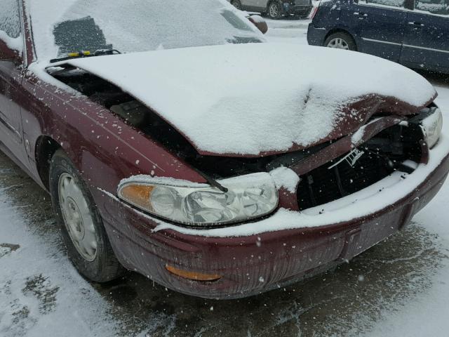 1G4HP54K2YU221042 - 2000 BUICK LESABRE CU MAROON photo 9