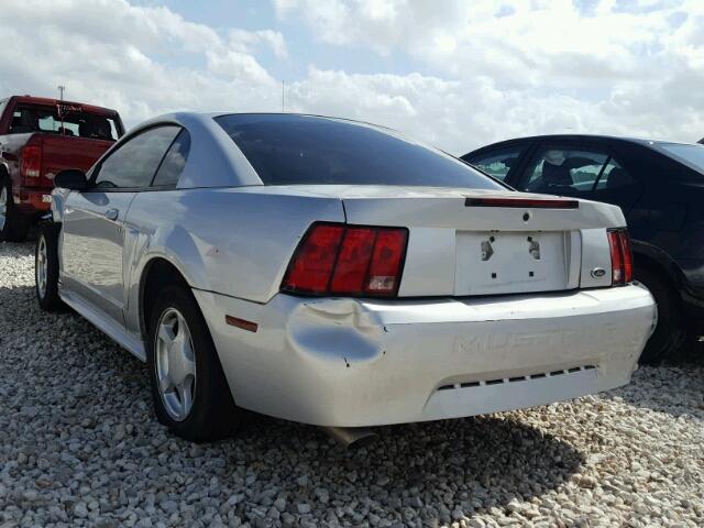 1FAFP40664F152231 - 2004 FORD MUSTANG SILVER photo 3