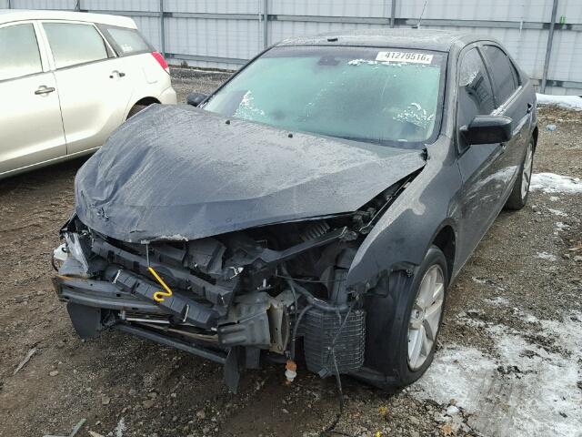 3FAHP0JA9CR267265 - 2012 FORD FUSION SEL BLACK photo 2