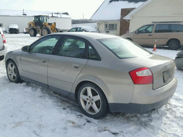 WAULC68E43A297700 - 2003 AUDI A4 1.8T QU BEIGE photo 3