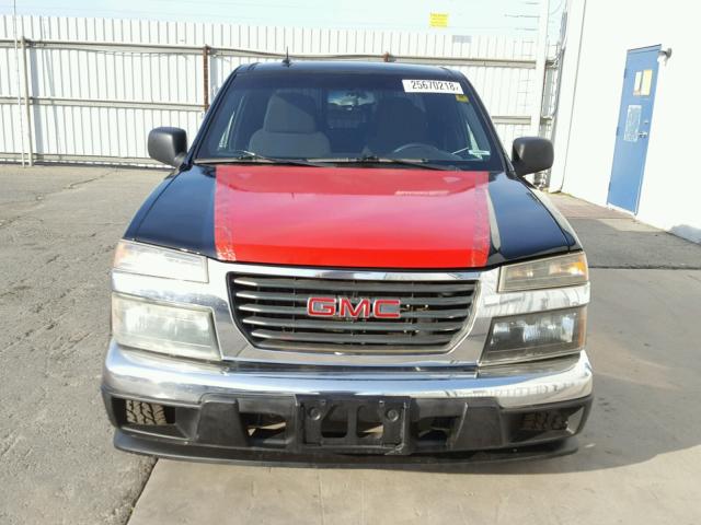 1GTCS13E988142221 - 2008 GMC CANYON TWO TONE photo 9