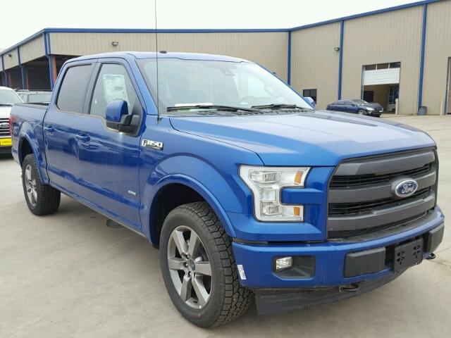 1FTEW1EG0HFC52100 - 2017 FORD F150 SUPER BLUE photo 1