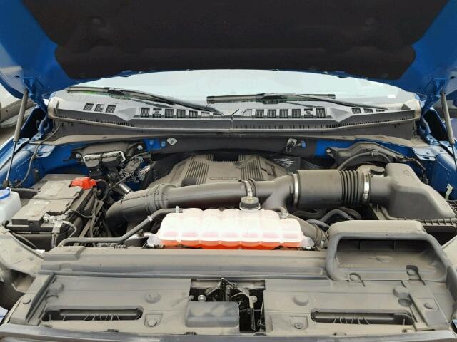 1FTEW1EG0HFC52100 - 2017 FORD F150 SUPER BLUE photo 7