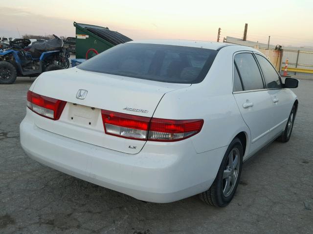 1HGCM56384A159916 - 2004 HONDA ACCORD LX WHITE photo 4