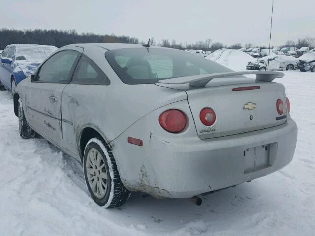 1G1AB1F55A7236314 - 2010 CHEVROLET COBALT LS SILVER photo 3