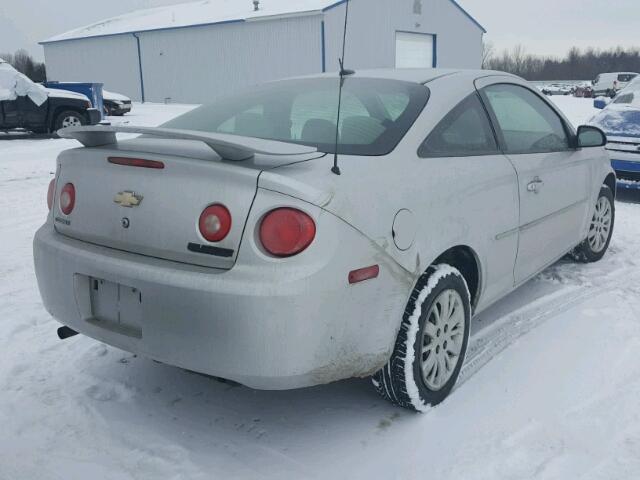 1G1AB1F55A7236314 - 2010 CHEVROLET COBALT LS SILVER photo 4