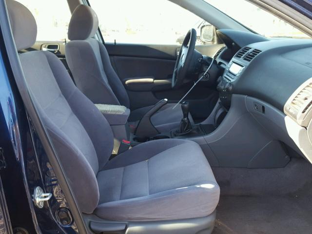 JHMCM55183C078978 - 2003 HONDA ACCORD DX BLUE photo 5